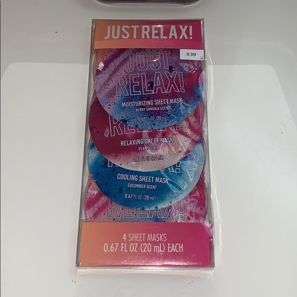 JUST RELAX! Sheet Masks (set of 4)